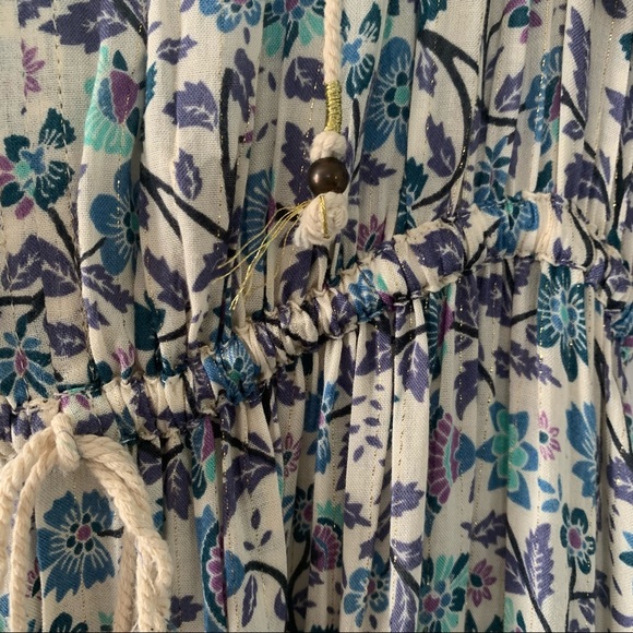 SPELL Dahlia Gown in Dusty Blue - Picture 8 of 8